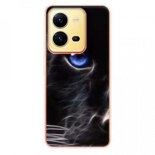 Odolné silikónové puzdro iSaprio - Black Puma - Vivo X80 Lite 5G