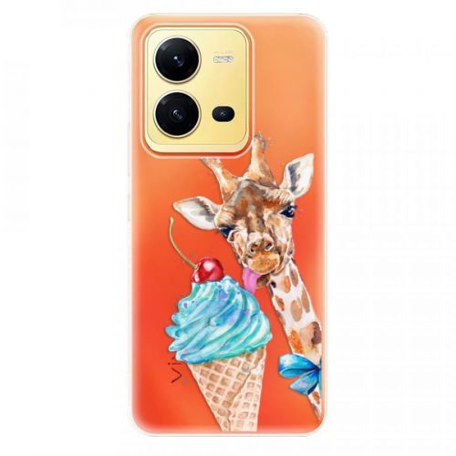 Odolné silikónové puzdro iSaprio - Love Ice-Cream - Vivo X80 Lite 5G