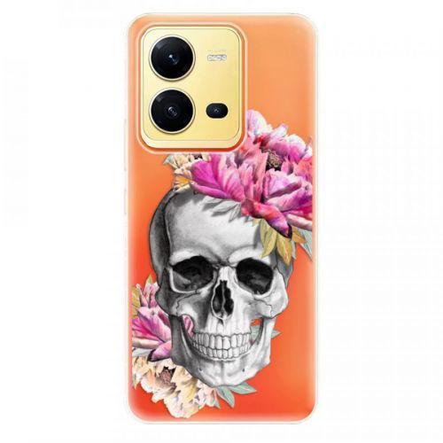 Odolné silikónové puzdro iSaprio - Pretty Skull - Vivo X80 Lite 5G