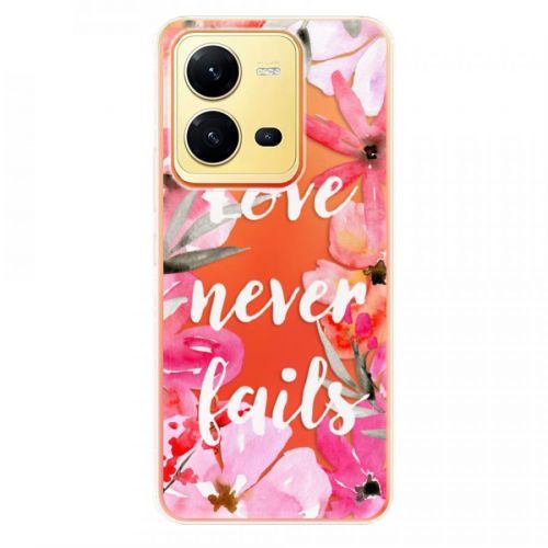 Odolné silikónové puzdro iSaprio - Love Never Fails - Vivo X80 Lite 5G