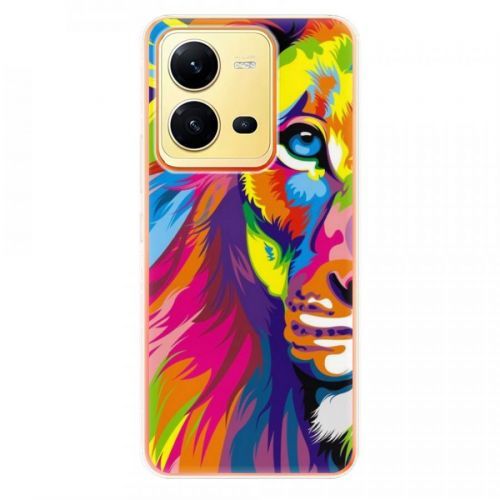 Odolné silikónové puzdro iSaprio - Rainbow Lion - Vivo X80 Lite 5G