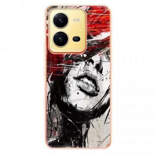Odolné silikónové puzdro iSaprio - Sketch Face - Vivo X80 Lite 5G