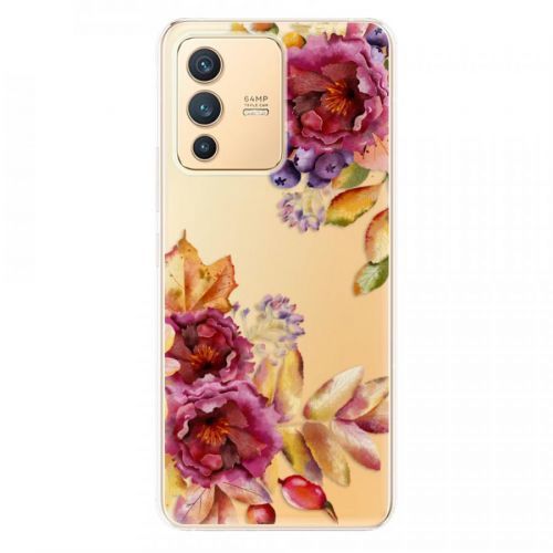 Odolné silikónové puzdro iSaprio - Fall Flowers - Vivo V23 5G