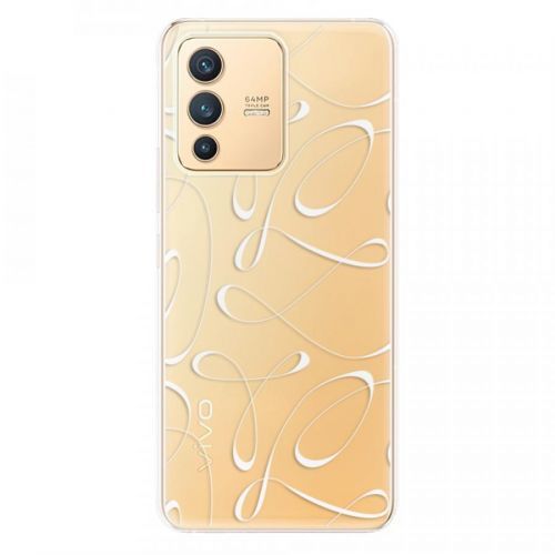 Odolné silikónové puzdro iSaprio - Fancy - white - Vivo V23 5G
