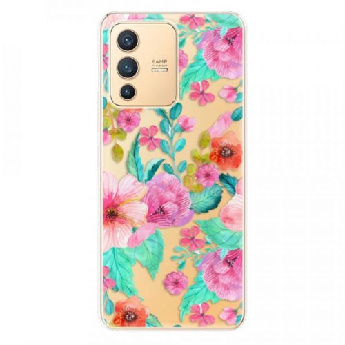 Odolné silikónové puzdro iSaprio - Flower Pattern 01 - Vivo V23 5G