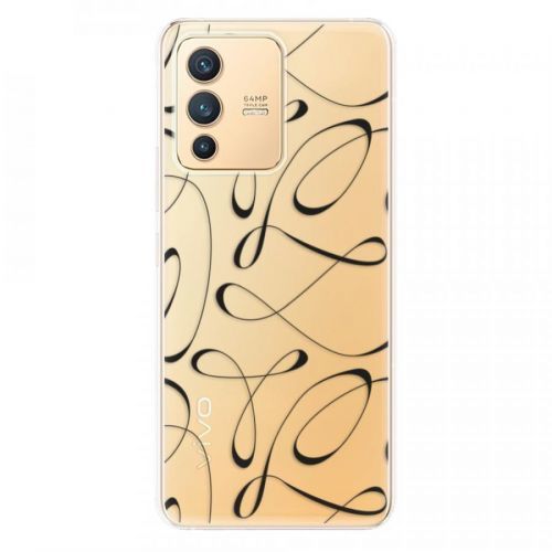 Odolné silikónové puzdro iSaprio - Fancy - black - Vivo V23 5G