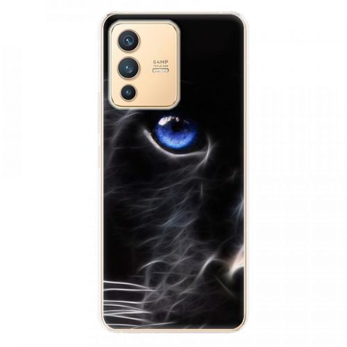 Odolné silikónové puzdro iSaprio - Black Puma - Vivo V23 5G
