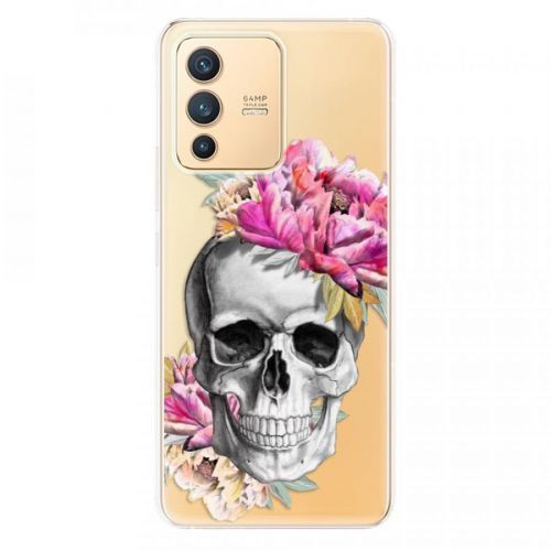 Odolné silikónové puzdro iSaprio - Pretty Skull - Vivo V23 5G