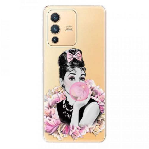 Odolné silikónové puzdro iSaprio - Pink Bubble - Vivo V23 5G