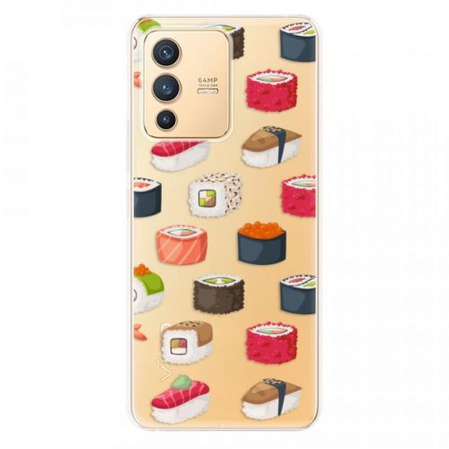 Odolné silikónové puzdro iSaprio - Sushi Pattern - Vivo V23 5G