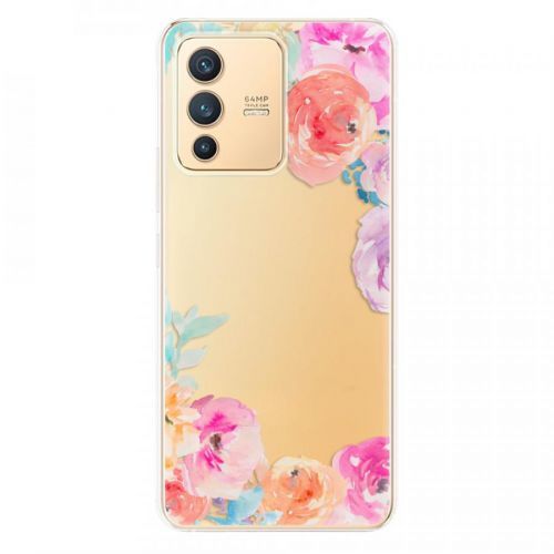 Odolné silikónové puzdro iSaprio - Flower Brush - Vivo V23 5G