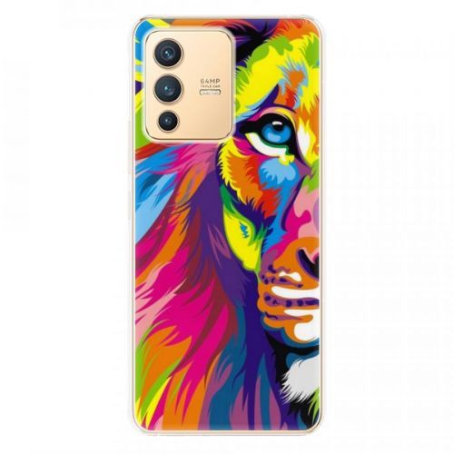 Odolné silikónové puzdro iSaprio - Rainbow Lion - Vivo V23 5G