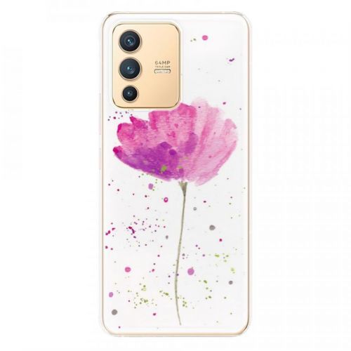 Odolné silikónové puzdro iSaprio - Poppies - Vivo V23 5G