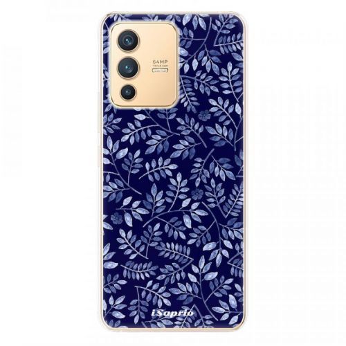 Odolné silikónové puzdro iSaprio - Blue Leaves 05 - Vivo V23 5G