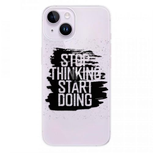 Odolné silikónové puzdro iSaprio - Start Doing - black - iPhone 14