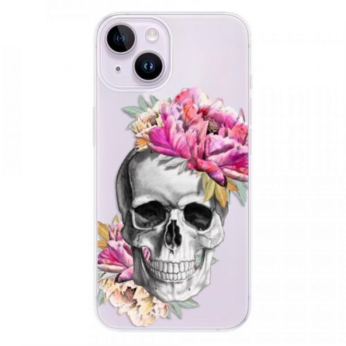 Odolné silikónové puzdro iSaprio - Pretty Skull - iPhone 14