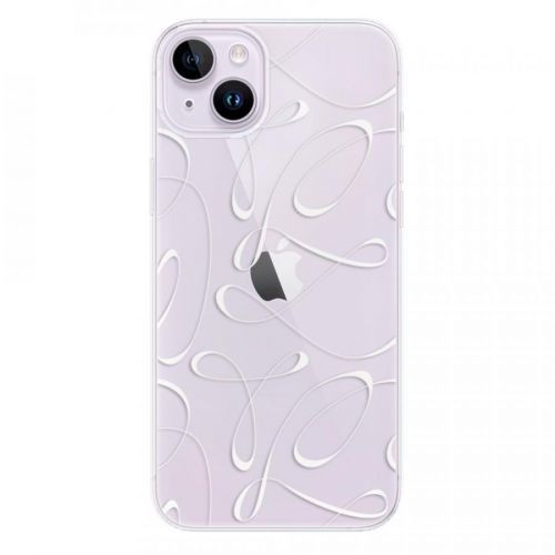 Odolné silikónové puzdro iSaprio - Fancy - white - iPhone 14 Plus