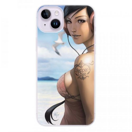 Odolné silikónové puzdro iSaprio - Girl 02 - iPhone 14 Plus