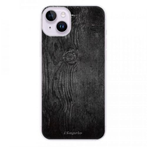 Odolné silikónové puzdro iSaprio - Black Wood 13 - iPhone 14 Plus