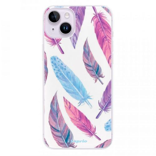 Odolné silikónové puzdro iSaprio - Feather Pattern 10 - iPhone 14 Plus