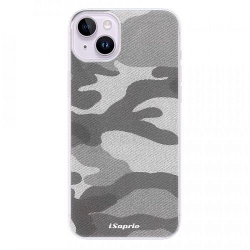 Odolné silikónové puzdro iSaprio - Gray Camuflage 02 - iPhone 14 Plus