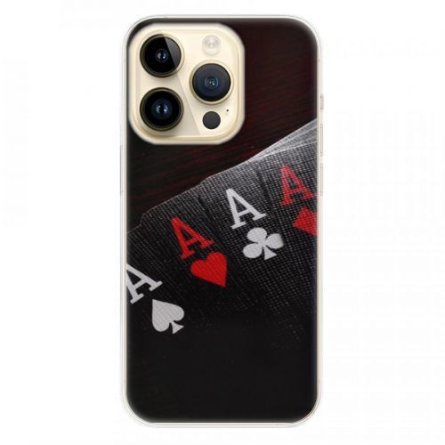 Odolné silikónové puzdro iSaprio - Poker - iPhone 14 Pro