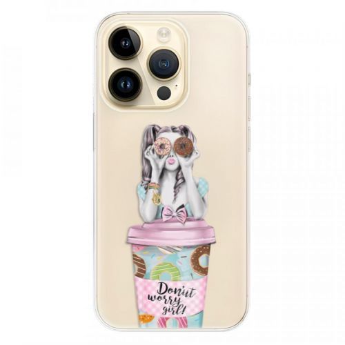 Odolné silikónové puzdro iSaprio - Donut Worry - iPhone 14 Pro