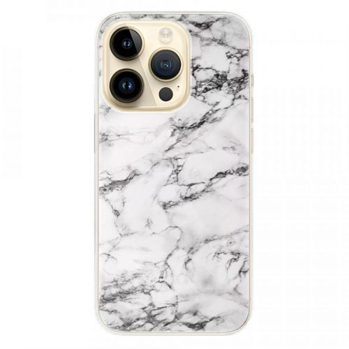 Odolné silikónové puzdro iSaprio - White Marble 01 - iPhone 14 Pro