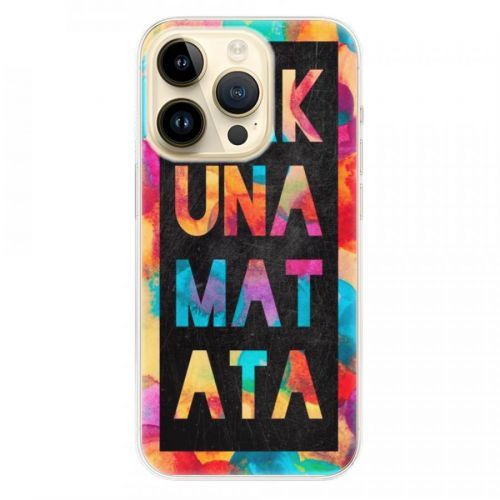 Odolné silikónové puzdro iSaprio - Hakuna Matata 01 - iPhone 14 Pro