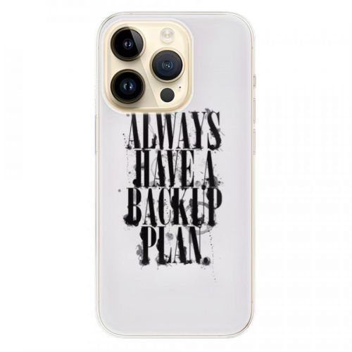 Odolné silikónové puzdro iSaprio - Backup Plan - iPhone 14 Pro