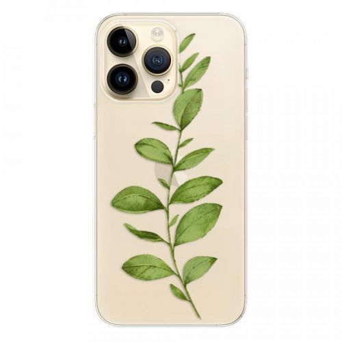 Odolné silikónové puzdro iSaprio - Green Plant 01 - iPhone 14 Pro Max