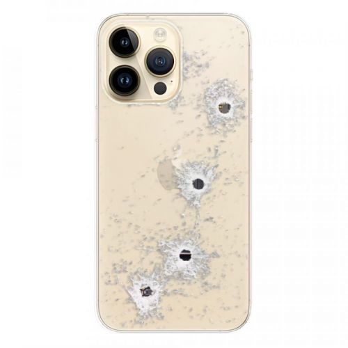 Odolné silikónové puzdro iSaprio - Gunshots - iPhone 14 Pro Max