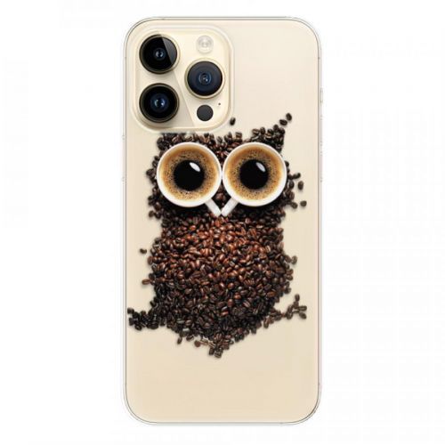Odolné silikónové puzdro iSaprio - Owl And Coffee - iPhone 14 Pro Max