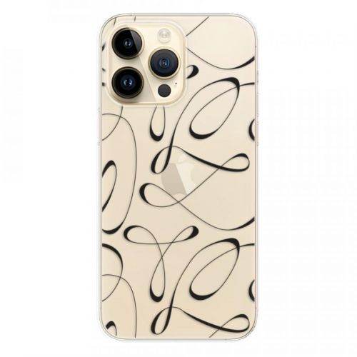 Odolné silikónové puzdro iSaprio - Fancy - black - iPhone 14 Pro Max