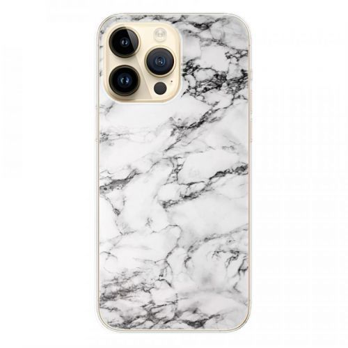 Odolné silikónové puzdro iSaprio - White Marble 01 - iPhone 14 Pro Max