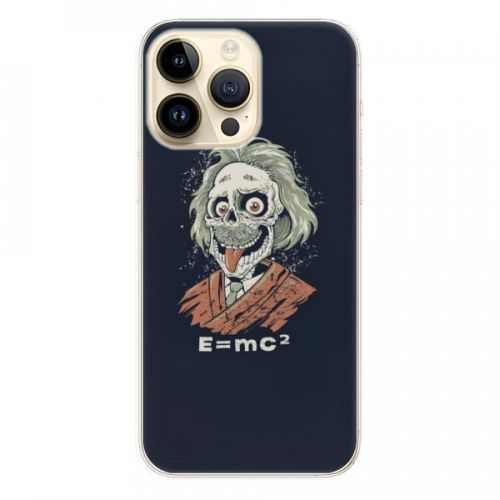 Odolné silikónové puzdro iSaprio - Einstein 01 - iPhone 14 Pro Max