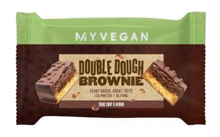 Myprotein vegan double dough brownie 60 g - čokoládové kúsky