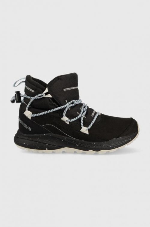 Snehule Merrell bravada 2 thermo demi waterproof dámske, čierna farba, zateplené