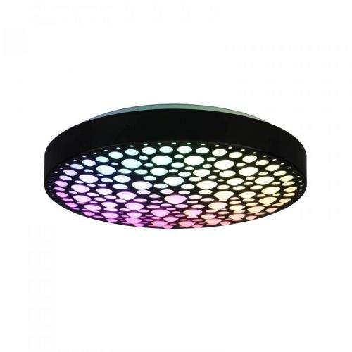 LED svetlo Chizu Ø 40,5 cm stmievateľné RGB čierna