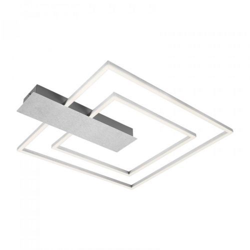 Stropné LED svetlo Nico Duo 3 000 K hranaté chróm