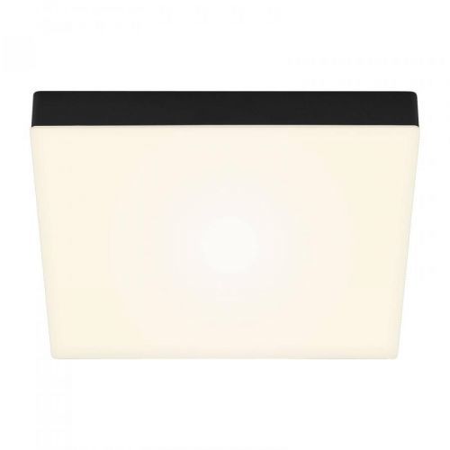 Stropné LED svetlo Flame 3 000K 28,7x28,7cm čierna