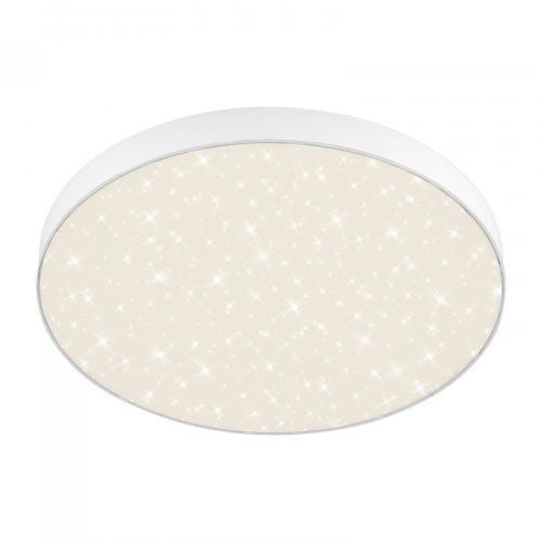 Stropné LED svetlo Flame Star, 840, Ø38,7 cm biela