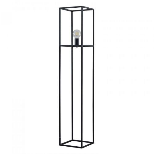 Lindby Jordana stojaca lampa, rám, čierna, 1-pl.