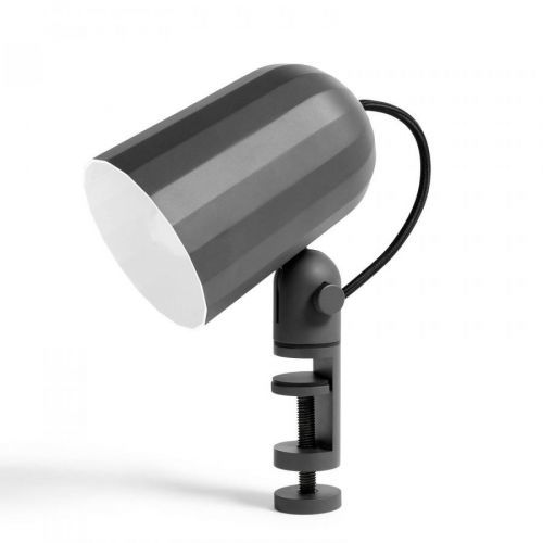 HAY Noc Clamp upínacia LED lampa, tmavosivá