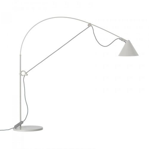 midgard AYNO stolová lampa 76cm sivá/sivá 2 700K