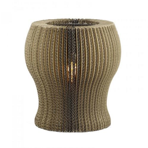 Stolová lampa Layer z kartónu 1-pl., tvar vázy