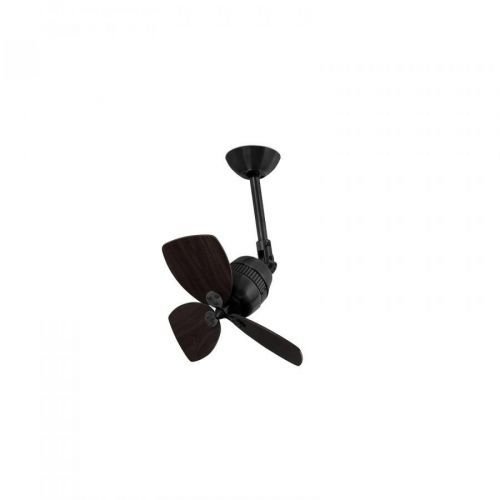 Stropný ventilátor Vedra, čierna/orech