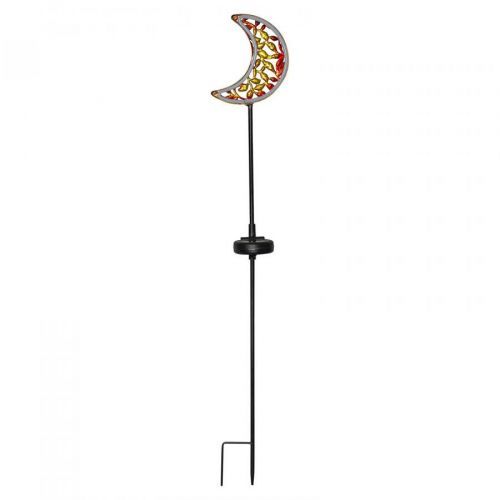 Solárne LED svietidlo Linny Moon s hrotom do zeme