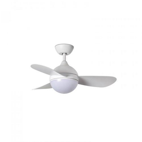 Stropný LED ventilátor Hvar, CCT, stmievateľný