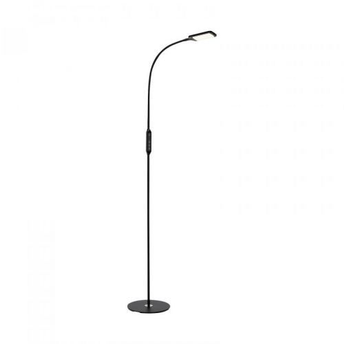 Stojaca LED lampa 1296-015 čierna stmievateľná CCT